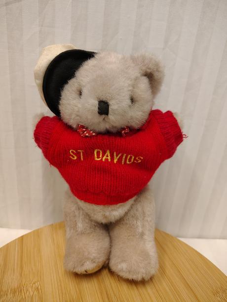 Kĺbový medvedík suvenír st davids, wales, 26 cm, 