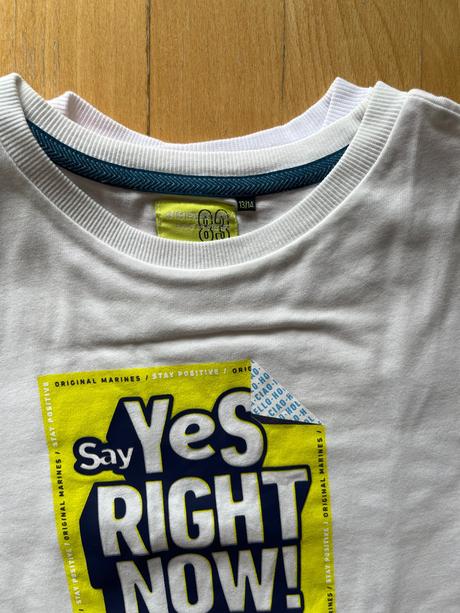 10 ks bavlnene znackove tricka s dlhym rukavom, original marines,158