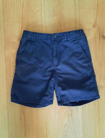 Tmavomodré športovo-elegantné šortky, h&m,134