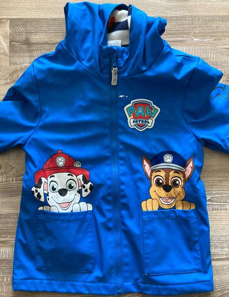 Prechodná nepremokavá bundička paw patrol, f&f,110