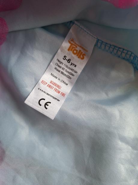 Trolls originál - exkluzívny kostým veľ. 110-116,