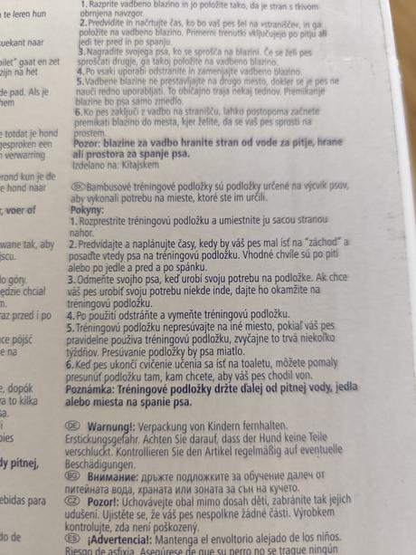 Podložky pre šteňatá,