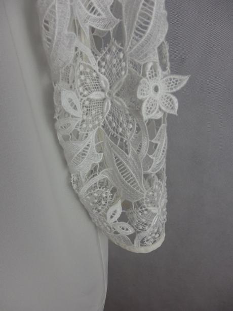 Kvalitné čipkované šaty, h&m,40