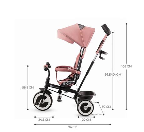 Detská trojkolka kinderkraft aston, kinderkraft