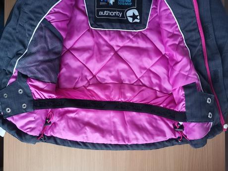 Šedá lyžiarska bunda v. 116/122, authority,116