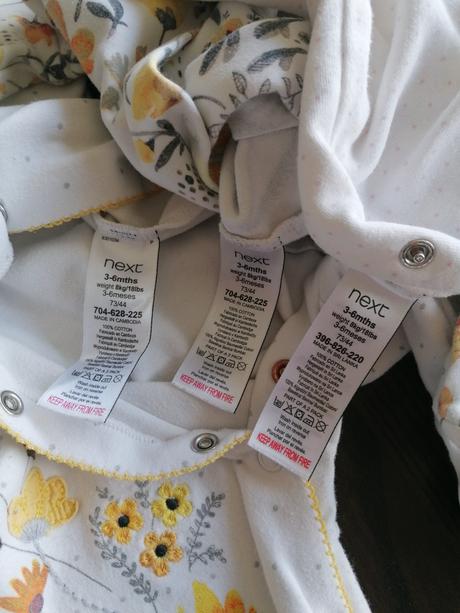 Jemné pyžamka, next,68