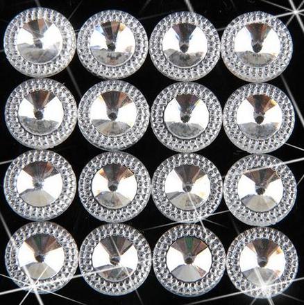 Ozdobné kamienky štrasové 13 mm, 