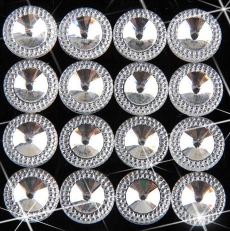 Ozdobné kamienky štrasové 13 mm, 