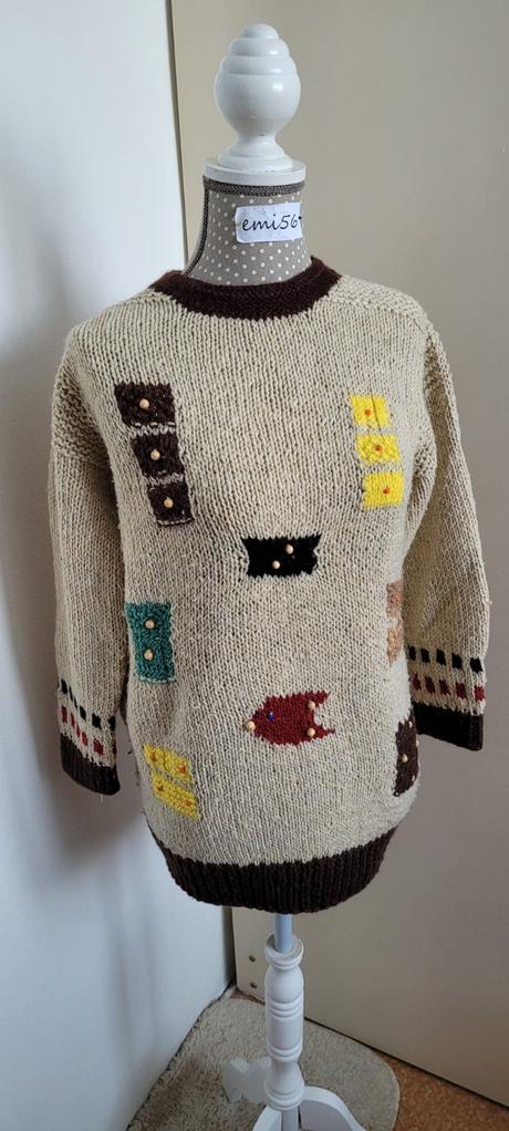 Pletený pulóver, s