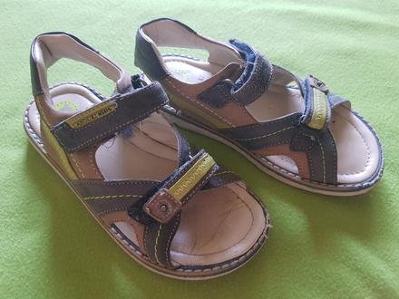 Sandálky celokožené, lasocki,30