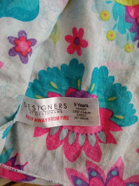 Letná kvetovana volanova tunika tielko, debenhams,134