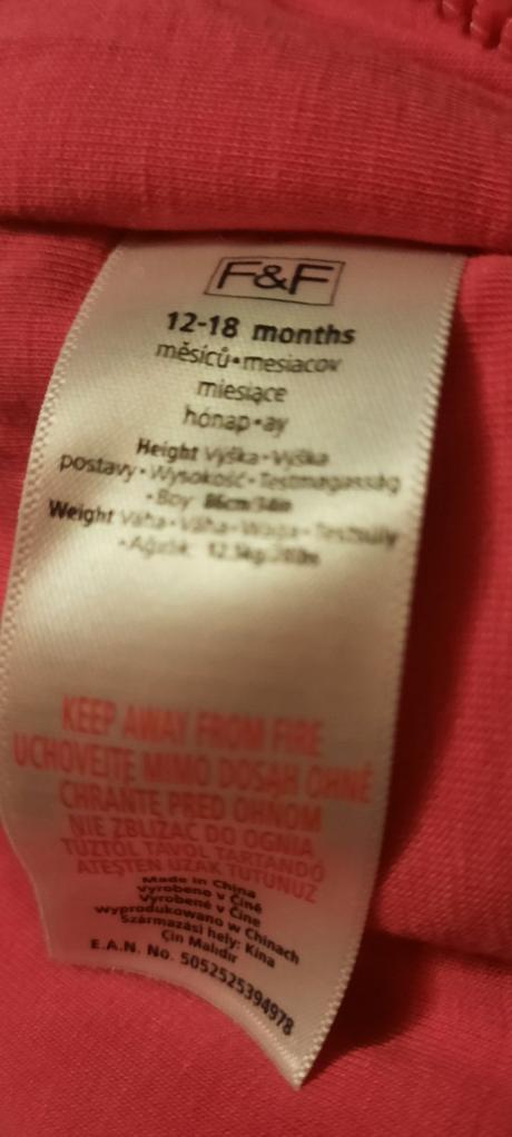 Kombineza zn. f&f 12- 18 mesiacov, f&f,86