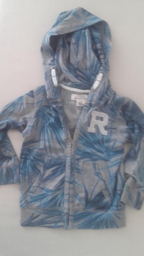 Bunda,mikina na zips, h&m,98