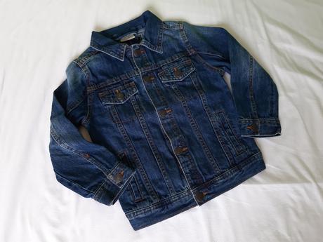 Bunda jeansova zara 110 5x oblecena, zara,110