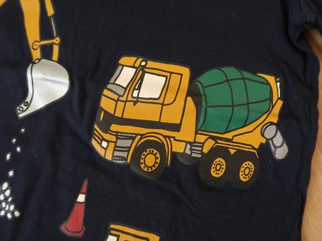 Chlapčenské tričko lindex 122 (6-7r.) s bagrami, lindex,116