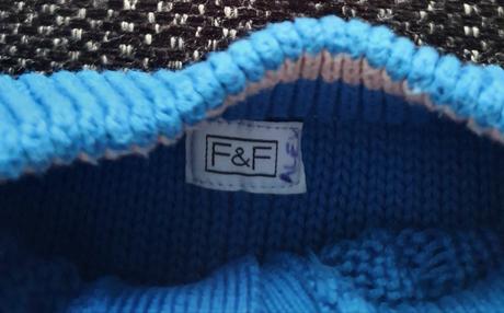 Platený pulover pre chlapca 2-3 roky, f&f,104