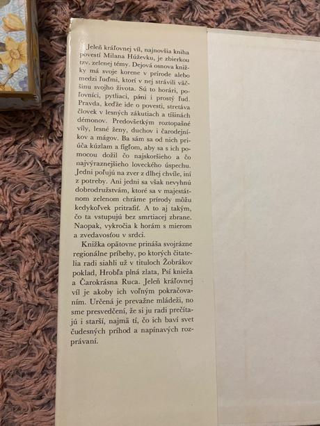 Stará krásna rozprávková kniha jeleň kráľovnej víl,