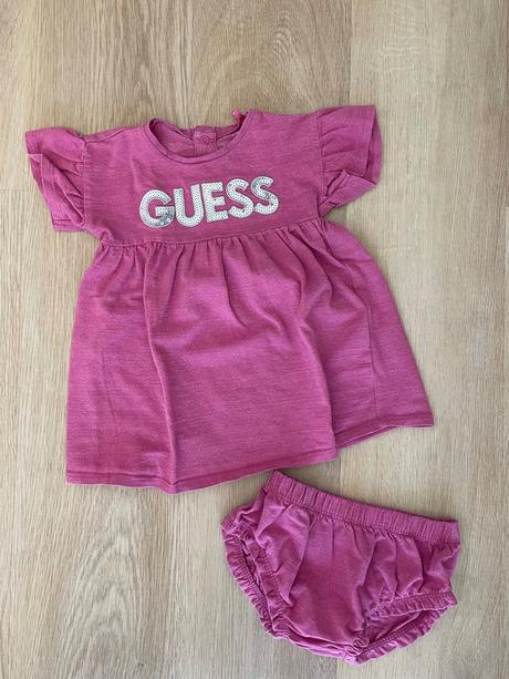 Guess šatky 2x oblečené, top stav, 18 mesiacov, guess,86