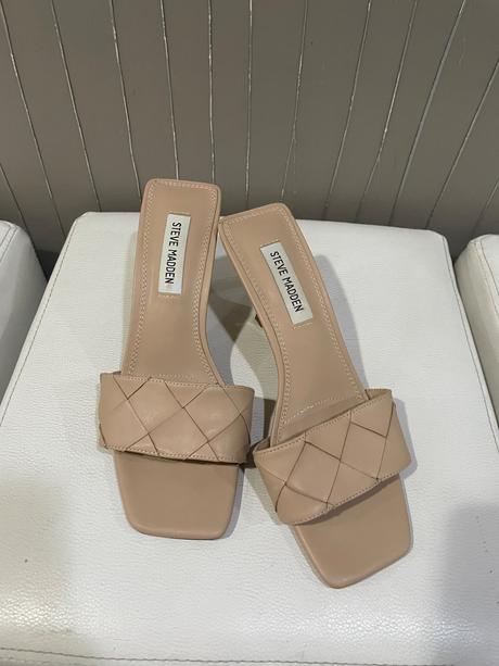 Sandálky/šlapky na podpätku, steve madden, vel. 38, steve madden,38