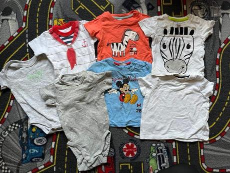 Balík tričiek veľkosť 56 až 68, 62