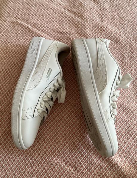 Biele kožené tenisky puma 38, puma,38