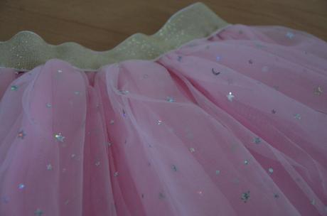 Tutu sukňa ružová s tblietkami so spodničkou nová, <50 - 128