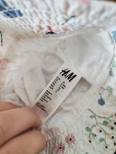 Letný dievčenský klobúčik, h&m,74