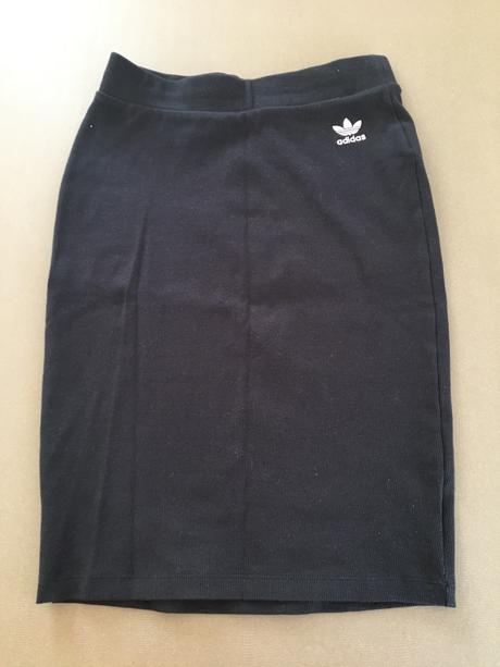 Vrúbkovaná predĺžená suknička - adidas originals, adidas,s