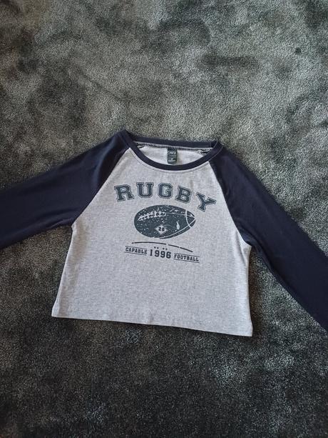 Tricko po nad pupok, crop top v.m rugby, m
