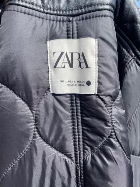 Zara koženková bunda, zara,l