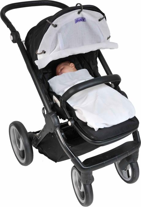 Dooky breeze slnečná clona - white, 