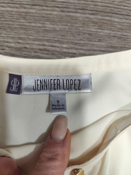 Krémová blúzka jennifer lopez veľ. s, s