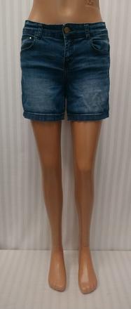 Dámske elastické modré šortky, promod, xs, promod,xs