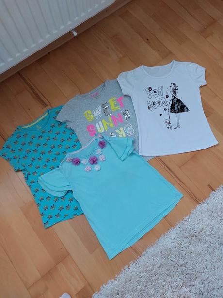 Tricka 140/146 - cena spolu, h&m,140