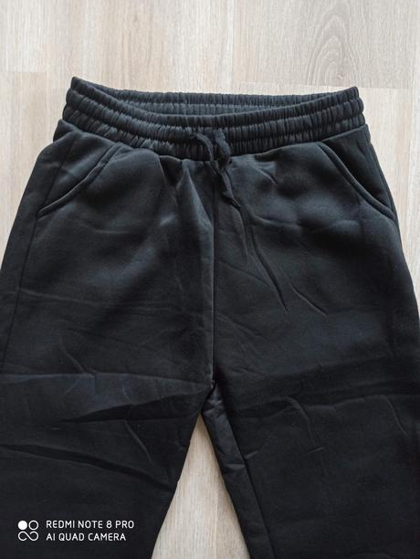 Čierne teplejšie teplaky, xl