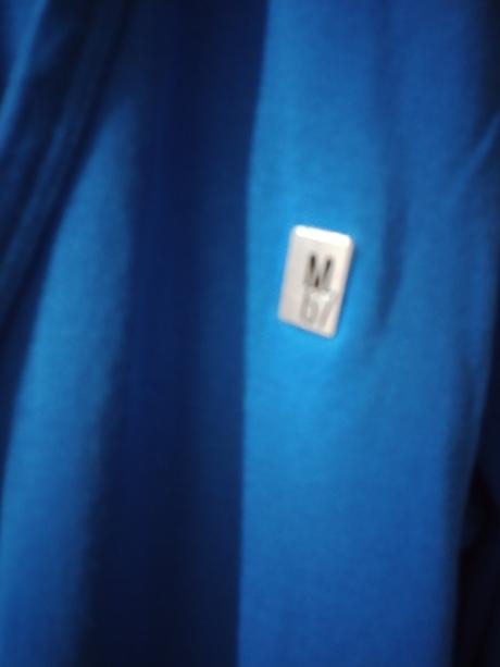 Zaujímavý modrý sveter, l