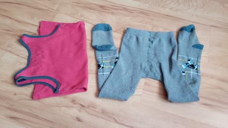 Hrubšie pančušky + tielko 86/92, lupilu,86