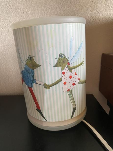 Nástenná detská lampa žabky, 