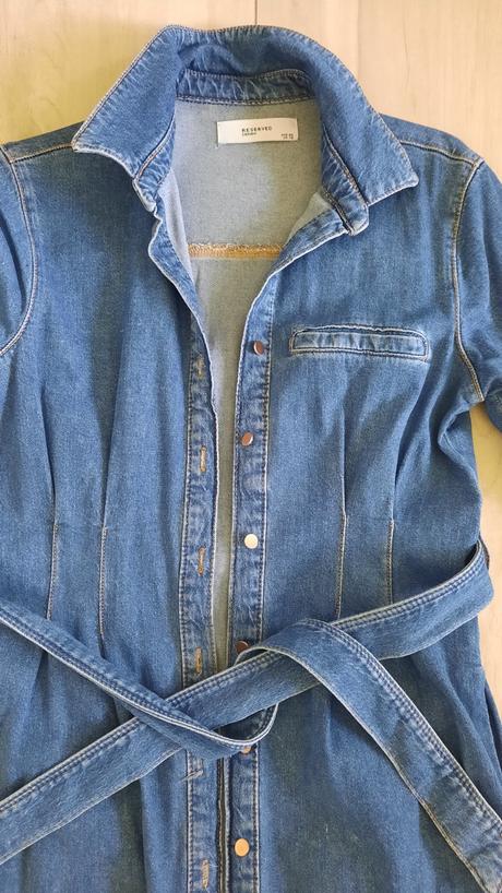 Rifľové šaty m/l, reserved,40