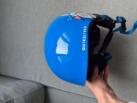 Detska lyziarska helma a okuliare, quicksilver,l