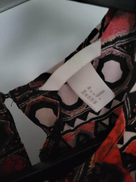 Vzorovaná blúzka, h&m,s