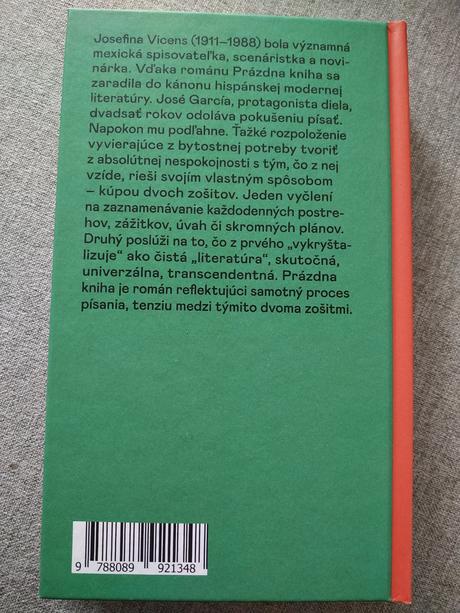 Josefina vicens - prázdna kniha, 
