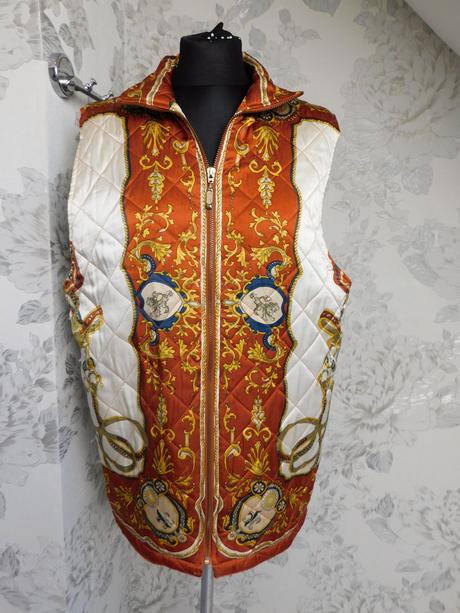 Vintage mirage silks collections hodvabna vesta, 40