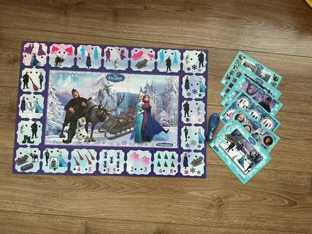 Interaktívne puzzle frozen, 