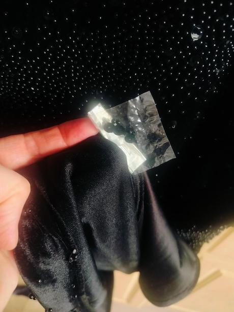 Dlhé plesové šaty s korálkami, l