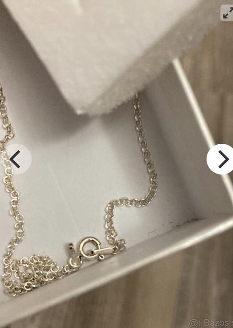 Strieborná retiazka na krk+prívesok kľúčik,