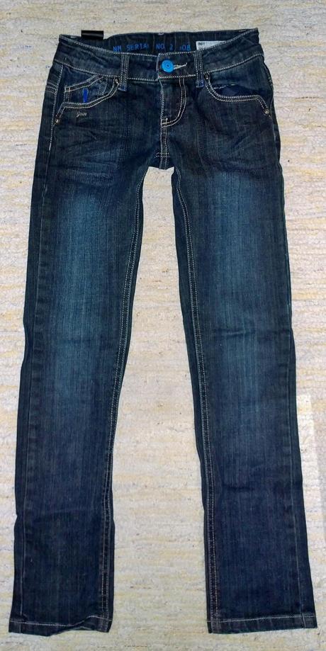 Dievčenské slim jeans, 134