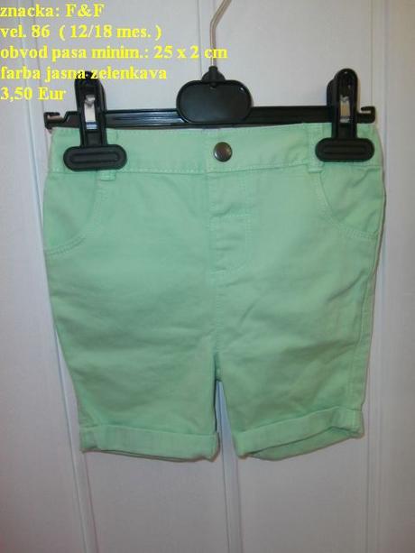 Kraťasy, f&f,86