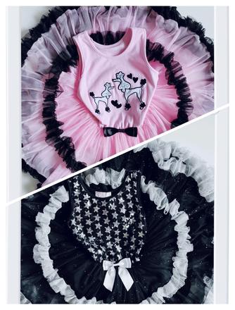 Popatu tutu šaty 2 kusy, 116