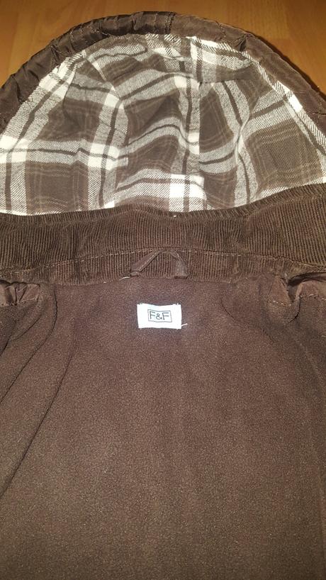Hnedá prešívaná bunda, f&f,98